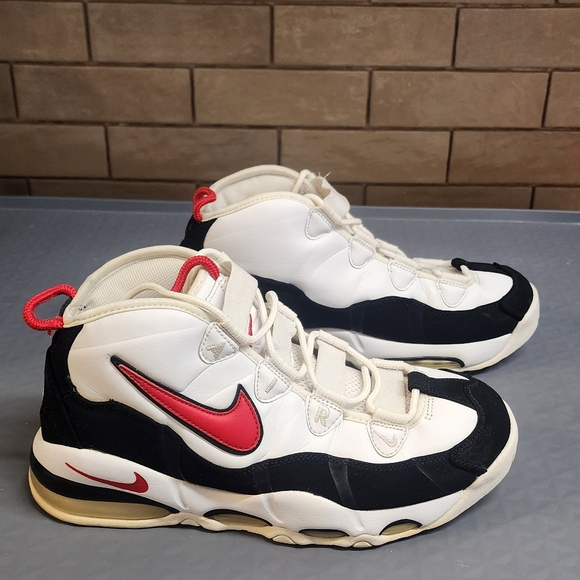 Nike Air Max Uptempo 95 Mens  Sz 10 White Black Red Athletic Sneakers CK0892-101 - Picture 12 of 12